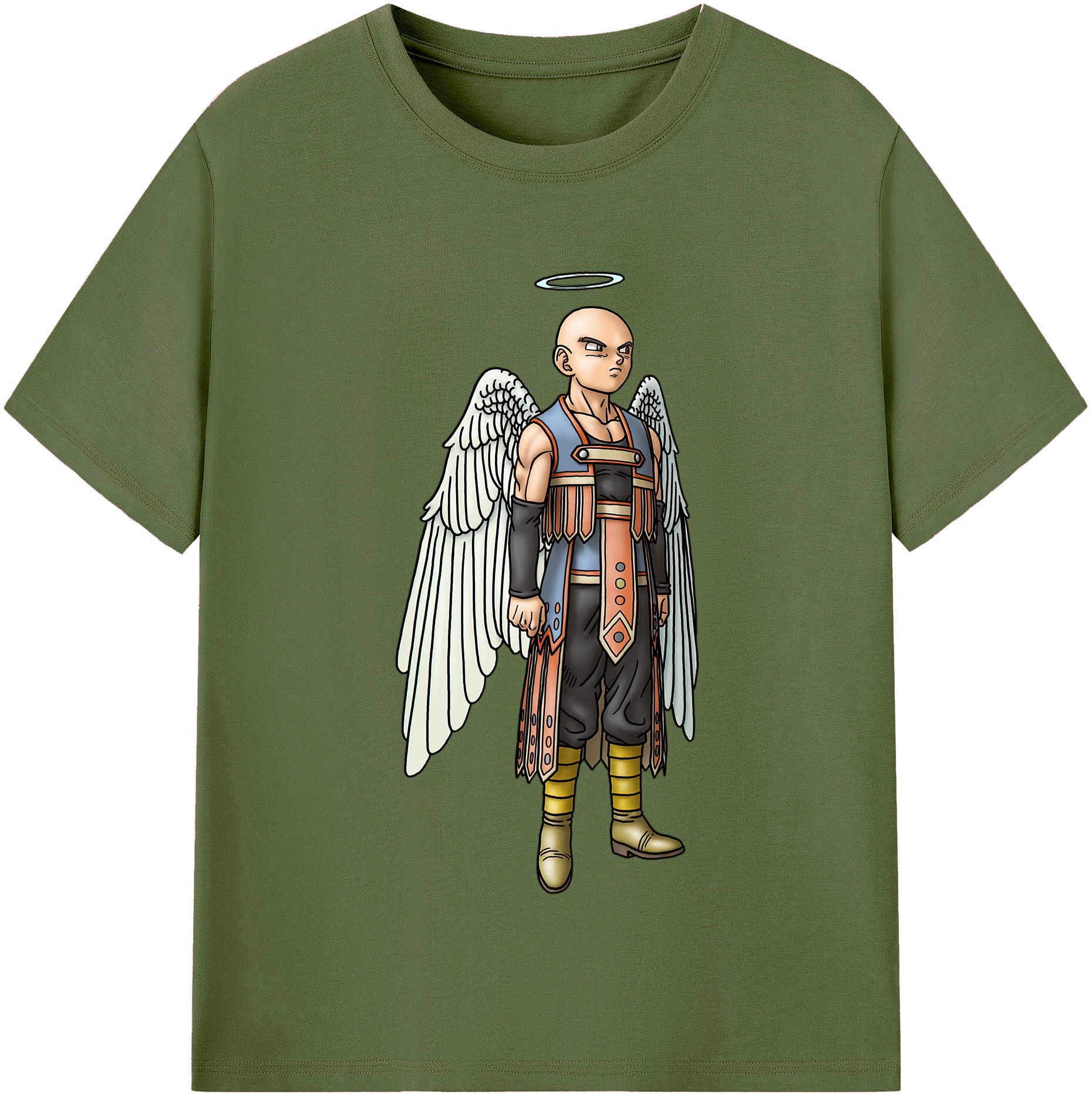 （画像用） ドラゴンクエスト Doragon Kuesuto Dragon Quest 綿100％半袖Tシャツ（フロントプリント）